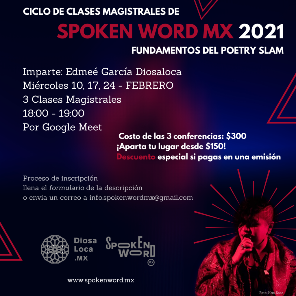 Clases magistrales Spoken Word 2021